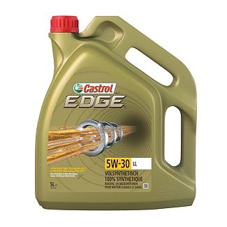 Моторное масло синтетическое 5л 5W-30 EDGE LL CASTROL