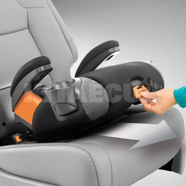 Автокресло детское KidFit Zip Air Plus 14-50 кг серое с черным Chicco (79681.97.07) - 6