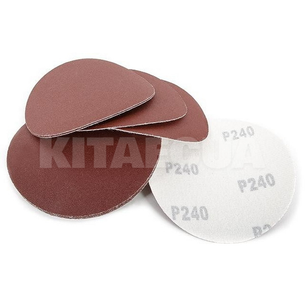 Диск шліфувальний 125 мм P240 (компл 10 шт.) Intertool (BT-0566-INTERTOOL)