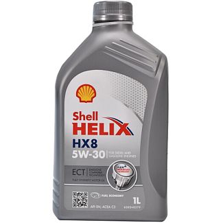 Масло моторное синтетическое 1л 5W-30 Helix HX8 ECT C3 SHELL