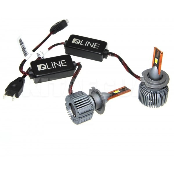 LED лампа для авто Ultra +200% H7 55W 12V 6000K (комплект) QLine (00-00020570)