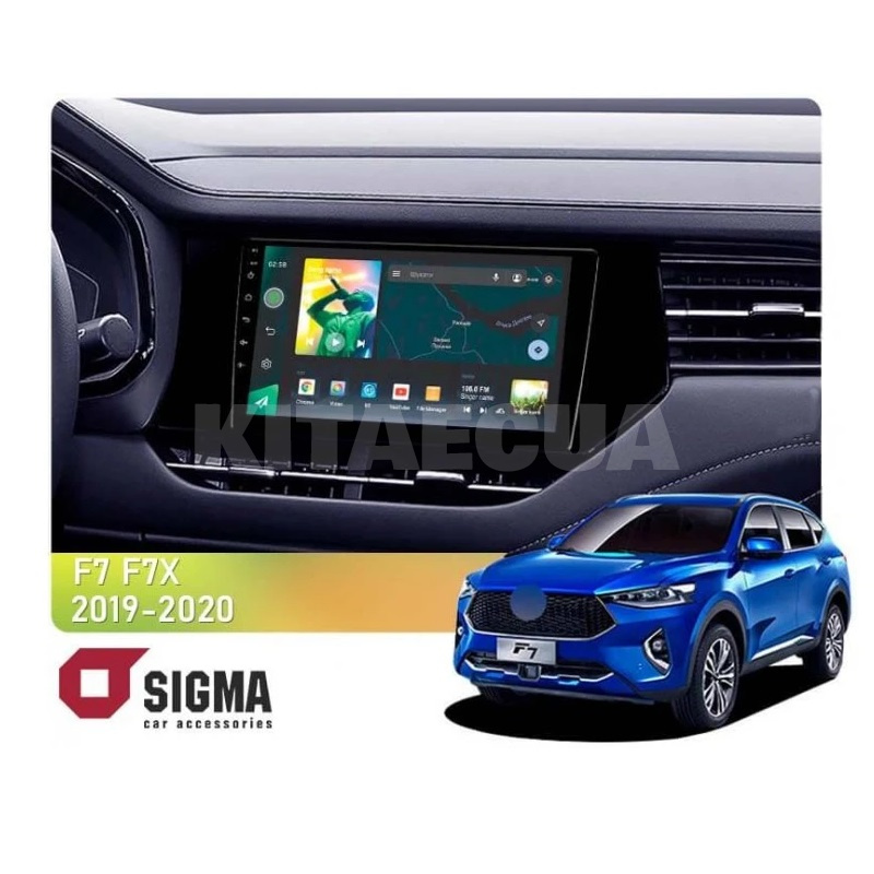 Штатная магнитола X9232 2+32 Gb 9" Great Wall Hover F7 2019-2020 SIGMA4car (33358)