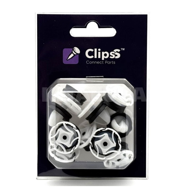 Клипса обшивки / молдинга / двери на Renault / Citroen / Peugeot / Nissan / Lada (компл 10 шт) Clipss (1761)