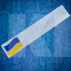 Наклейка на авто «Доброго вечора, ми з України!» 29 х 6 см (DVMZU-29X6)