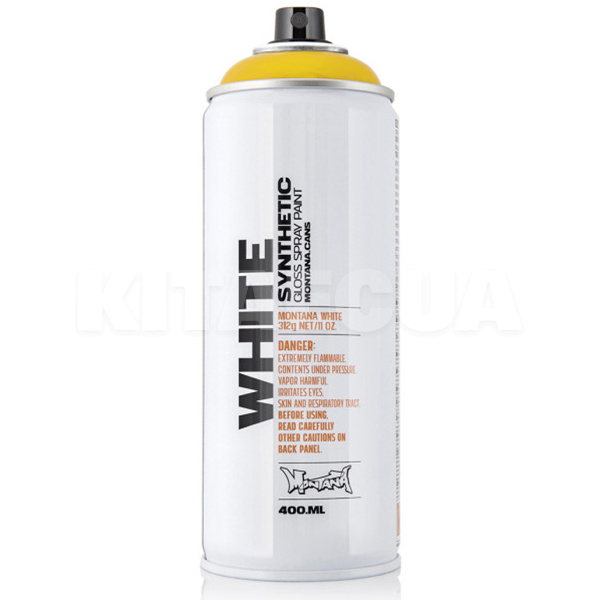 Фарба декоративна синтетична 400мл 1020 "шафран" жовта White MONTANA (280030-MONTANA)