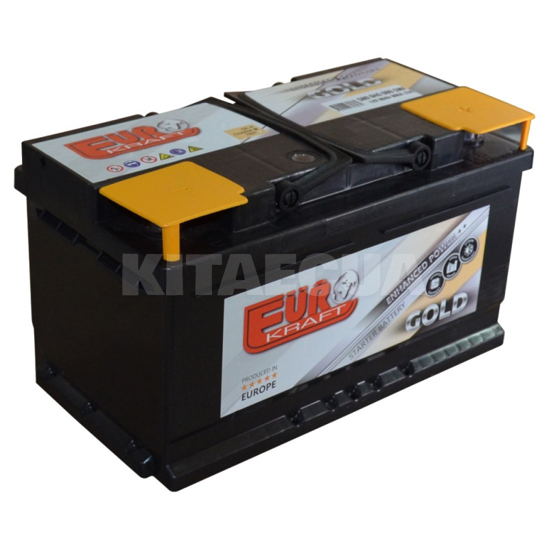 Аккумулятор автомобильный 80ч 800А "+" справа EUROKRAFT (580 83 07)