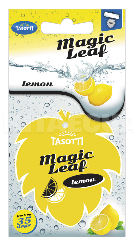 Ароматизатор cухой листик "лимон" Magic Leaf Lemon TASOTTI (113238)