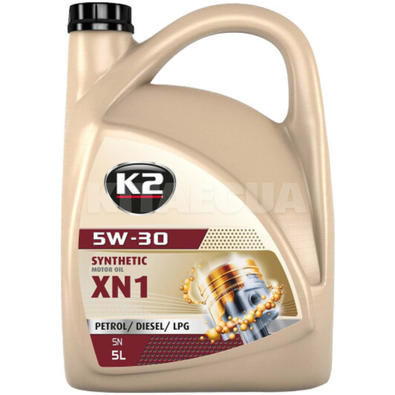 Масло моторное синтетическое SN XN1 5W-30 5л K2 (O1495E)