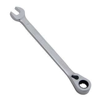 Ключ рожково-накидний 10 мм х 160 мм з тріскачкою та перемикачем реверсу FORCE