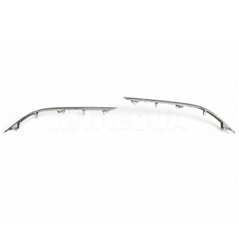 Хромированые вставки нижние в передний бампер HONDA (71103-31A-H00\71108-31A-H00) - 2