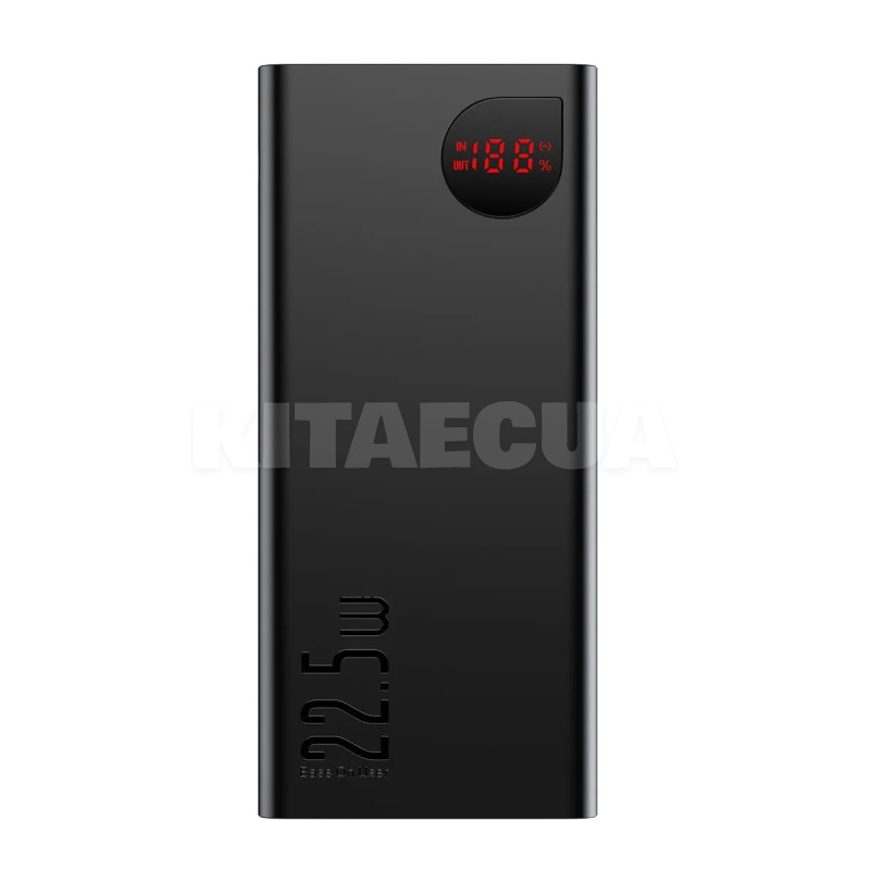 Повербанк Adaman Metal Digital Display 10000mAh 22.5W чорний BASEUS (PPAD070001)