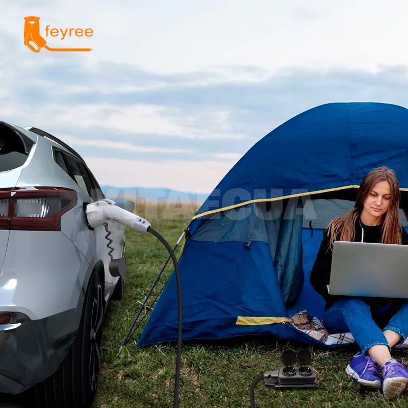 Розрядний кабель (розрядник V2L/V2H/V2G) 3.5 кВт 5м для європейського електромобіля FEYREE (DC-FT2) - 4