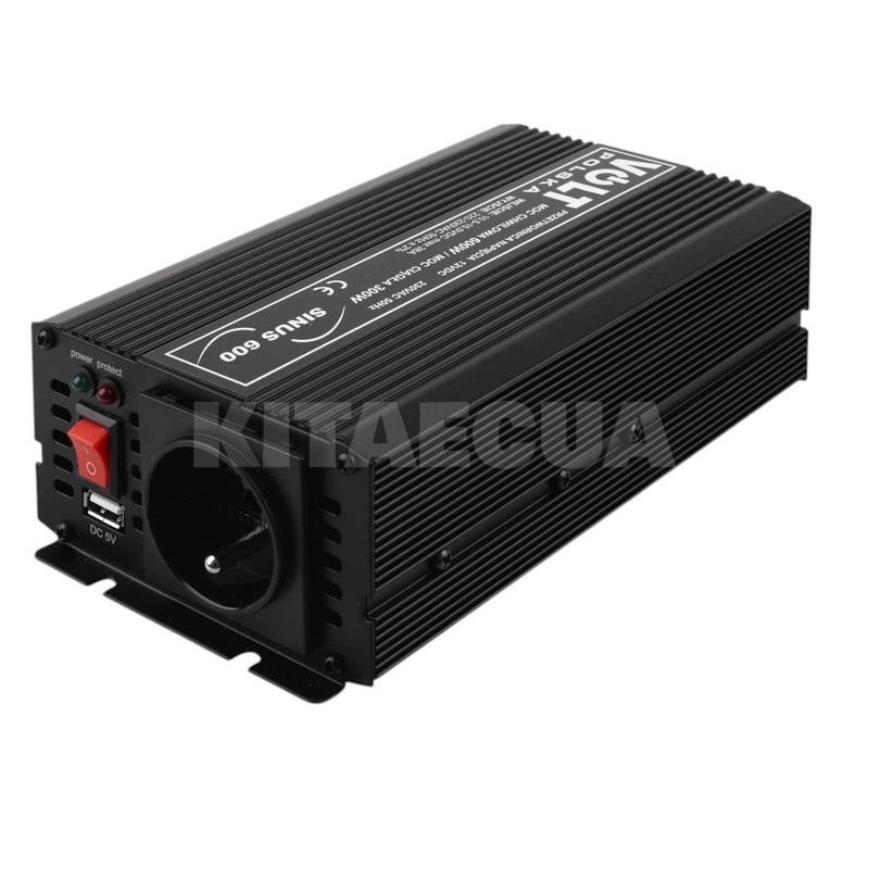 Инвертор 12-230В 0.3А 600Вт VOLT (12/230 AC-600 SINUS PLUS)