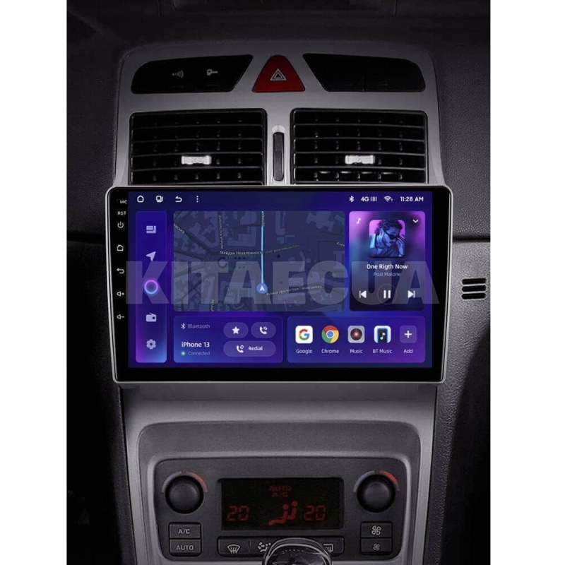 Штатна магнітола MOSS M3 4+32 ГБ 9" Peugeot 307 1 2001-2008 AMS (50615) - 3