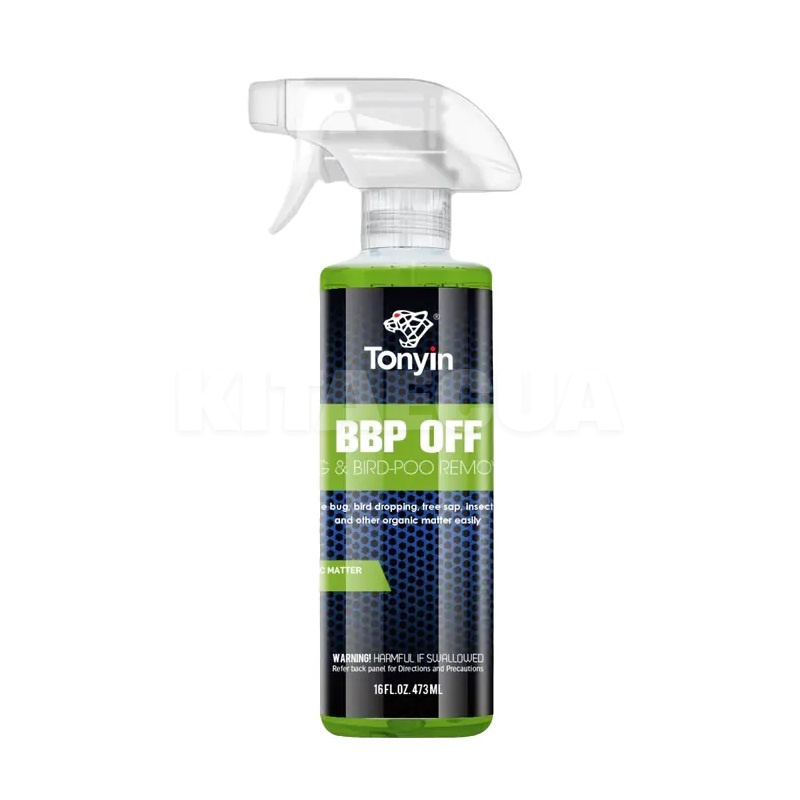 Очищувач кузова від пташиного посліду 473мл BUG & BIRD POO REMOVER Tonyin (TN19)