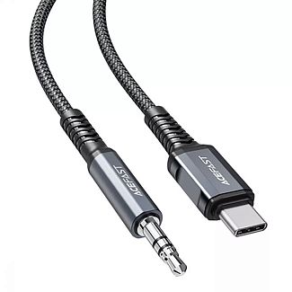 Кабель USB Type-C - mini Jack 3.5 mm C1-08 0.18м черный ACEFAST