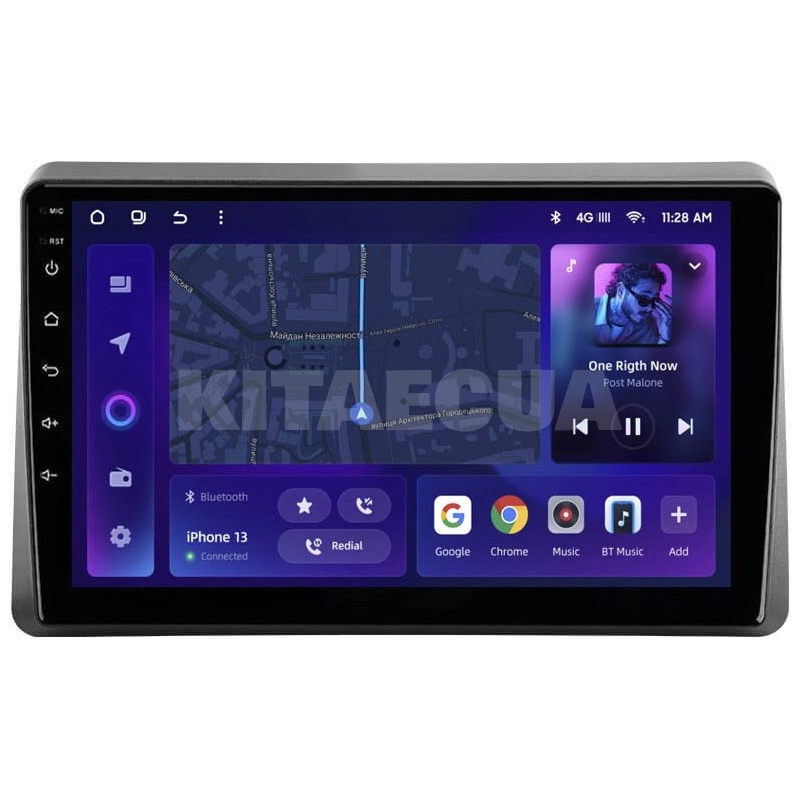 Штатна магнітола MOSS M2 4+32 Gb 10" Renault Master 2019-2022 AMS (49682)