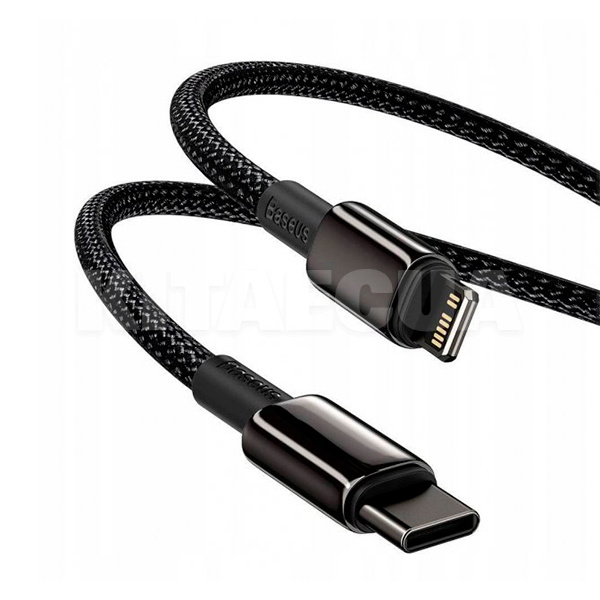 Кабель Type-C - Lightning PD 20W 1м чорний BASEUS (CATLWJ-01) - 2