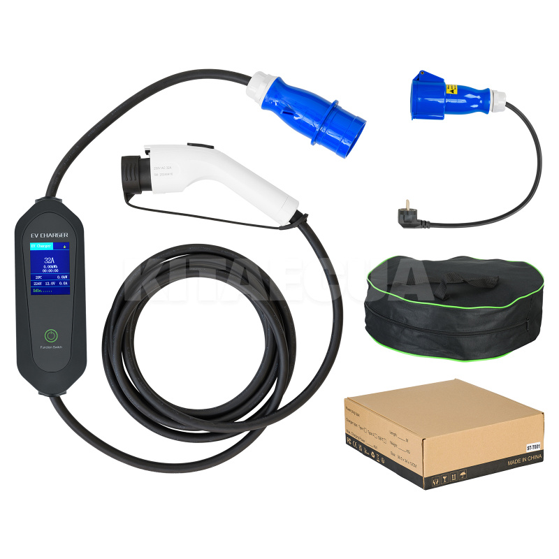 Зарядка для електромобіля GB/T AC 7.4 кВт 32A1-фаза RTFIY (ST-T001)