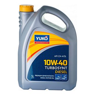 Масло моторное полусинтетическое 5л 10W-40 Turbosynt Diesel Yuko