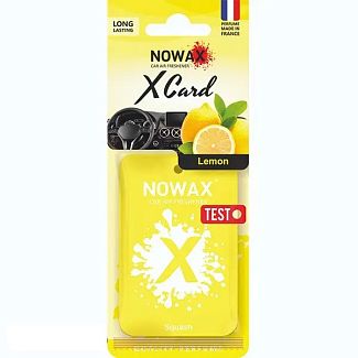 Ароматизатор "лимон" X CARD Lemon NOWAX