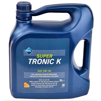 Масло моторное синтетическое 5л 5W-30 SuperTronic K Aral