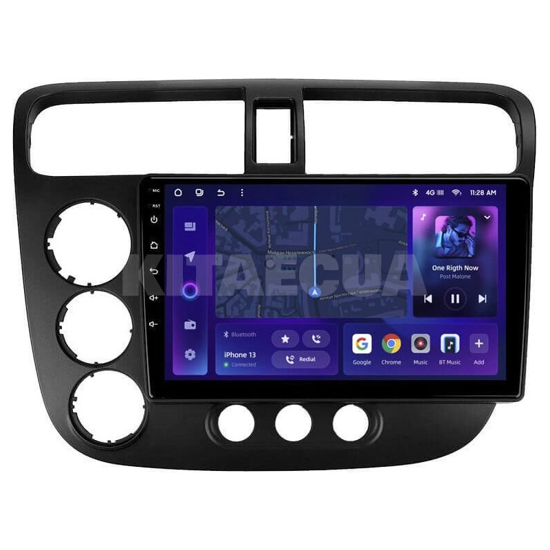 Штатна магнітола MOSS M2 4+32 Gb 9" Honda Civic 7 2000-2006 AMS (49083)