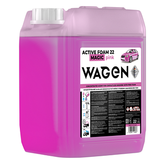 Активна піна Active Foam 22 Magic Pink 24кг концентрат WAGEN