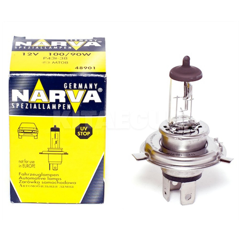 Галогенная лампа H4 100/90W 12V NARVA (48901)