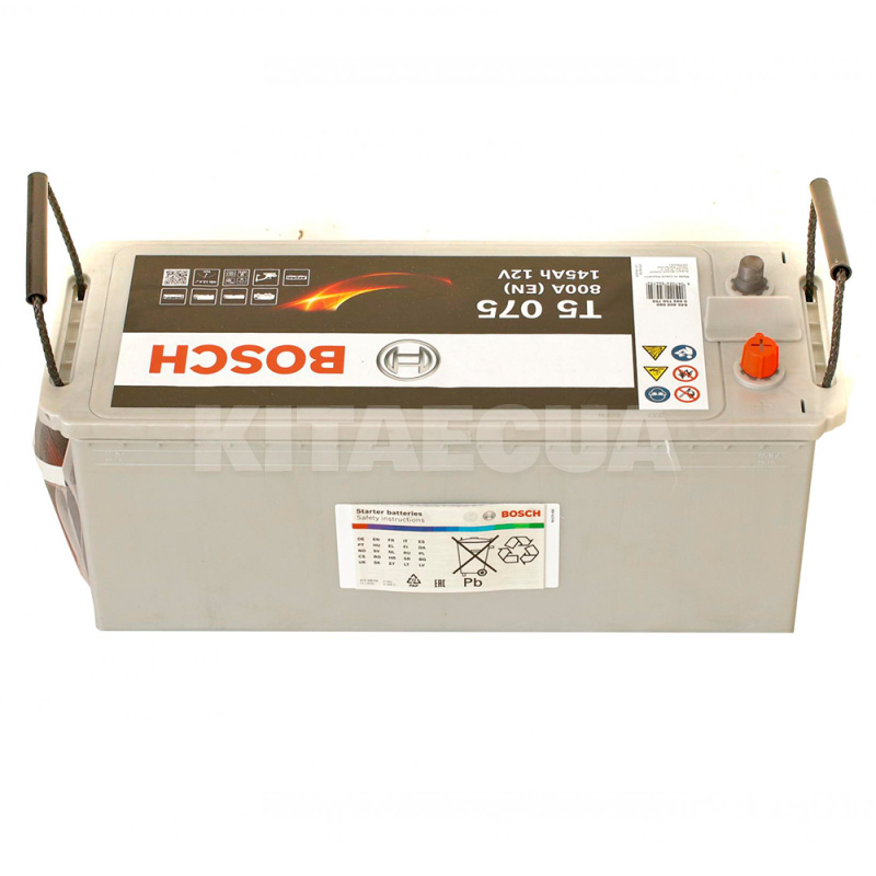 Автомобільний акумулятор T5 075 145Ач 800А "+" зліва BOSCH (0 092 T50 750) - 2