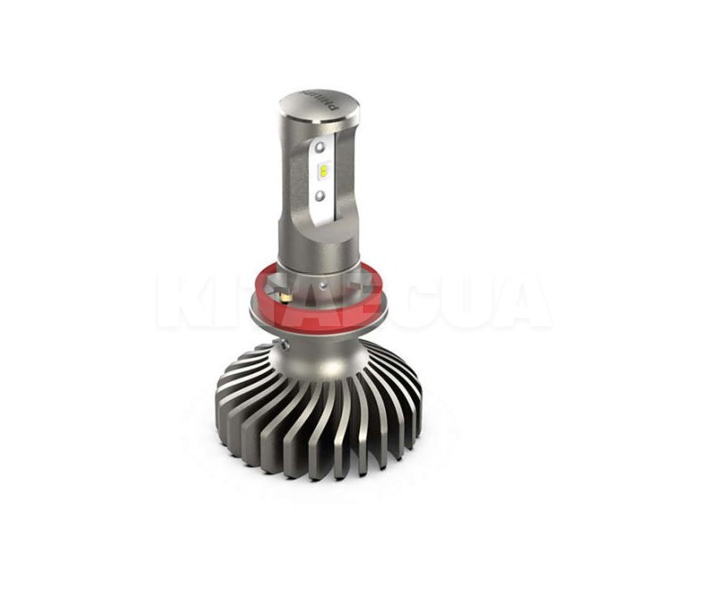 LED лампа для авто H8 H11 H16 15.5W 5800K PHILIPS (11366XUWX2) - 2