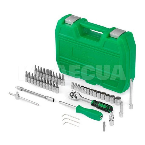 Набор инструментов 1/4" 46 предметов Intertool (ET-6046SP) - 3