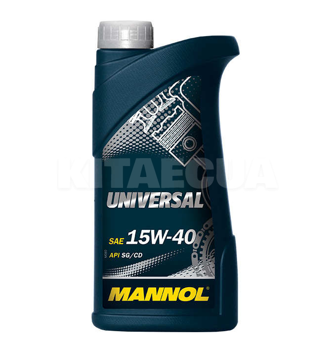 Масло моторне мінеральне 1л 15W-40 Universal Mannol (2101MNL)