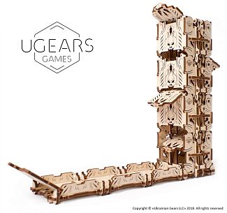 Механический девайс "Модульний Дайс Тауэр" для настольных игр UGEARS