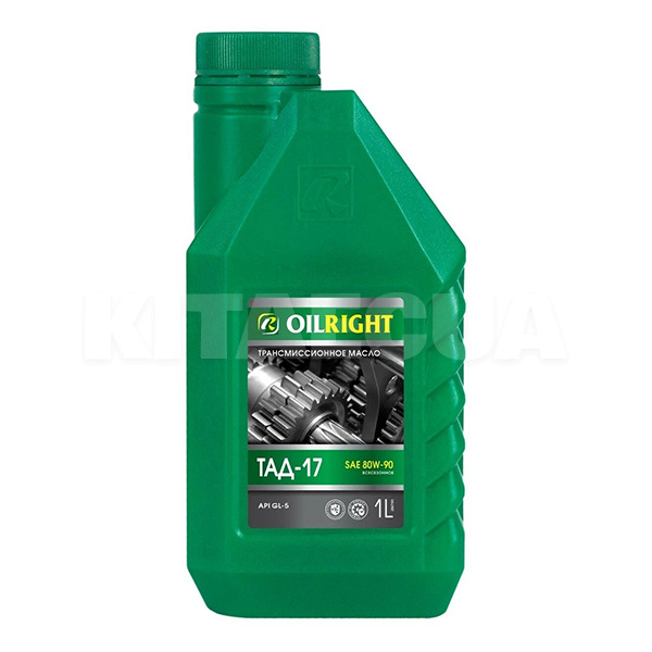 Масло трансмиссионное минеральное 1л ТАД-17 80W-90 GL-5 OIL RIGHT (2547)