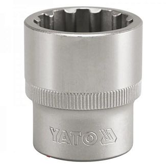 Головка торцевая SPLINE 15 мм 1/2" 38 мм YATO