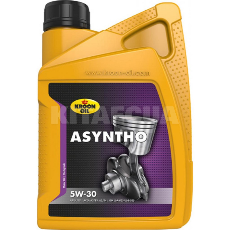 Масло моторное синтетическое 1л 5W-30 Asyntho KROON OIL (KL 31070)