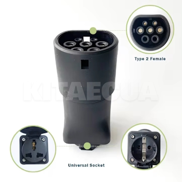 Переходник для авто Type 2 (европейское авто) to Schuko V2L (розетка) GUWIEYG (SF-V2LT2) - 3