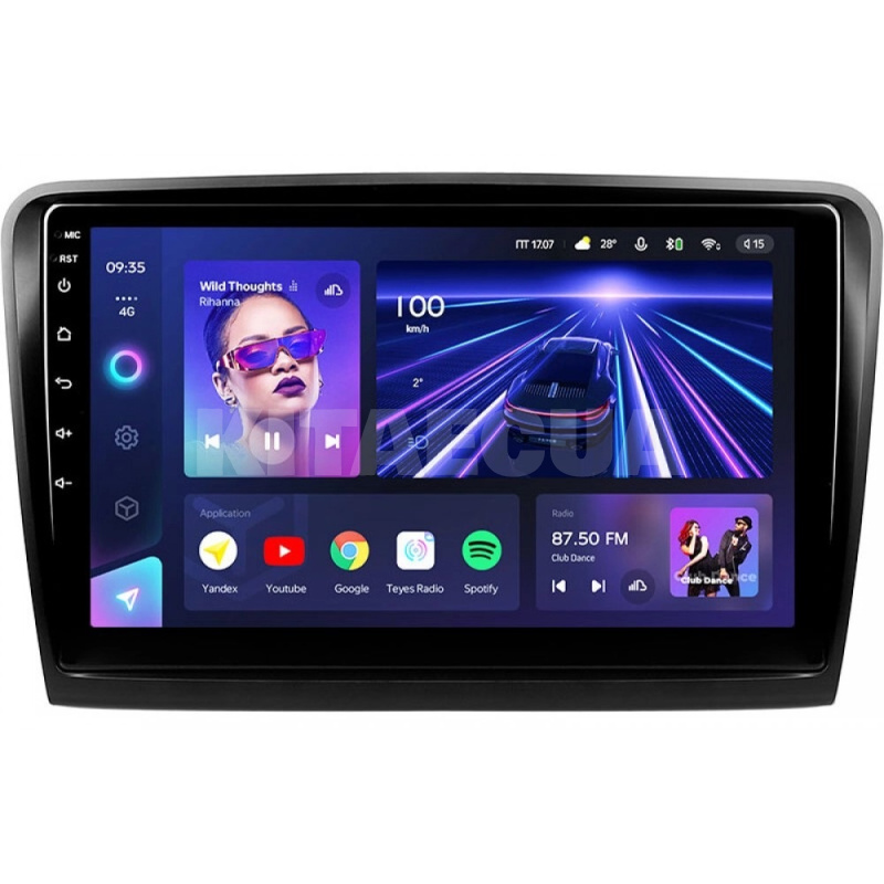 Штатная магнитола CC3L 4+64 Gb 10" Skoda Superb 2 B6 2008-2015 Teyes (52336)