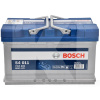 Аккумулятор автомобильный S4 011 80Ач 740А "+" справа Bosch (0092S40110)