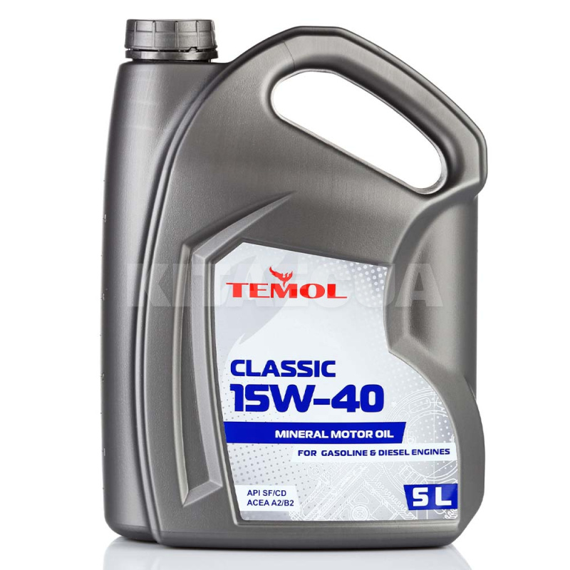Олія моторна мінеральна 5л 15W-40 Classic TEMOL (62898)