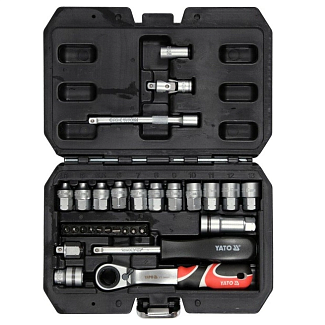 Набор головок торцевых 1/4" 29 предметов YATO