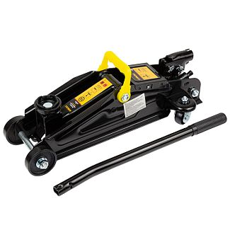 Домкрат гідравлічний підкатний до 2т (130мм-345мм) пластиковий кейс SIGMA