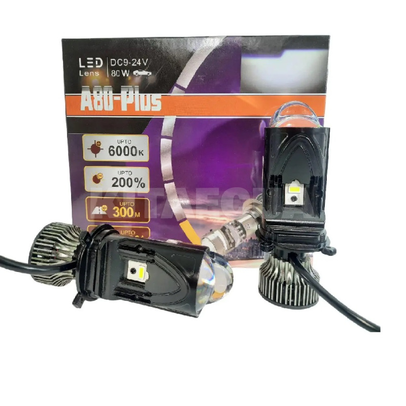 BI-LED линзы в фары H4 12/24V 40/55W (компл.) StarLight (00-00021620)