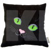 Подушка в машину декоративна "Котячі очі" чорна Tigres (ПД-0046)