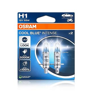 Галогенная лампа H1 55W 12V Cool Blue Intense Next Gen +100% комплект Osram