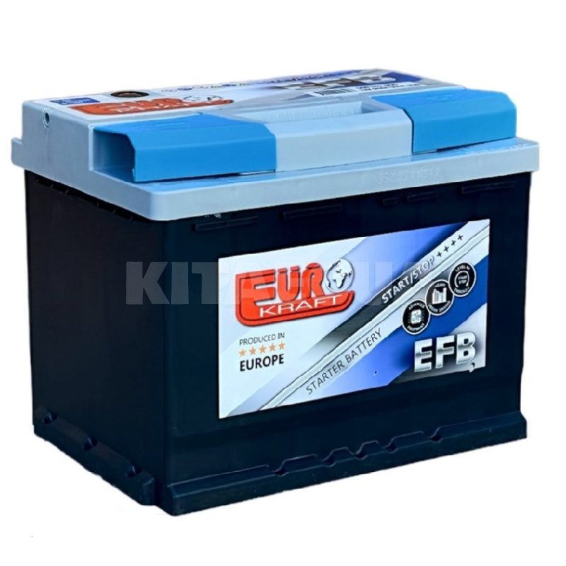 Аккумулятор автомобильный 85Ач 800А "+" справа EUROKRAFT (575 85 04)