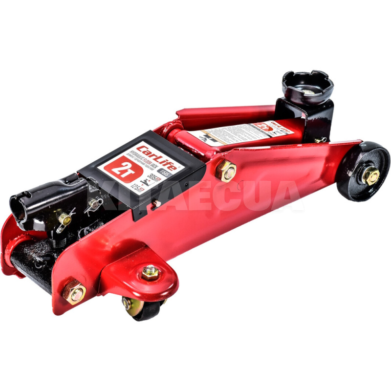 Домкрат гідравлічний підкатний 2т (125мм-305мм) пластиковим кейсом CARLIFE (FJ565P) - 2