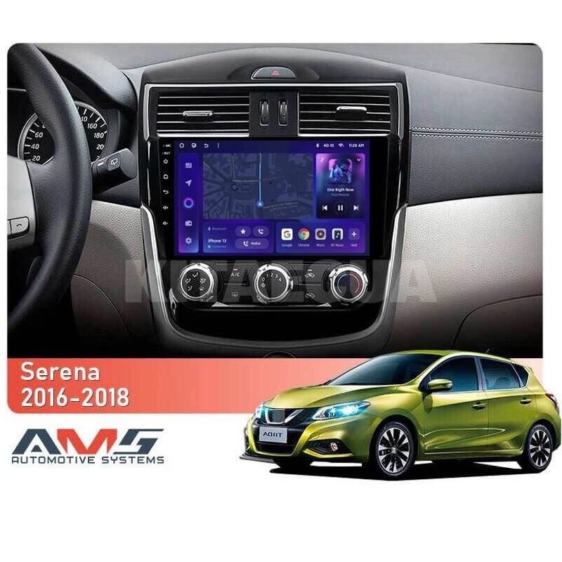 Штатна магнітола MOSS M3 4+32 ГБ 9" Nissan Serena 2016-2019 (B) AMS (50588) - 2