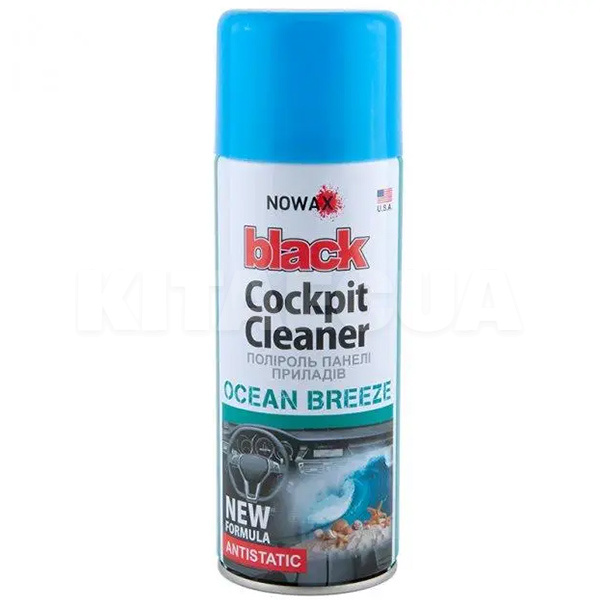 Поліроль для пластику "океанський бриз" 450мл Ocean Breeze Black Cockpit Cleaner NOWAX (NX00460)